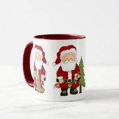 Weihnachtskaffee-Tasse Tasse (Vorderseite Links)