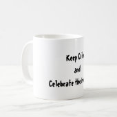 Weihnachtskaffee-Tasse Tasse (Vorderseite Links)