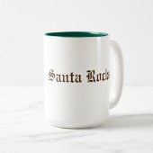 Weihnachtskaffee-Tasse Zweifarbige Tasse (VorderseiteRechts)