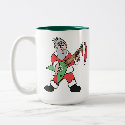 Weihnachtskaffee-Tasse Zweifarbige Tasse (Links)