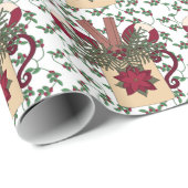 Weihnachtskaffee-Tassenverpackungspapier Geschenkpapier (Rolleneckpunkt)