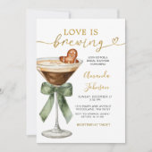 Weihnachtskaffee- und Kakao-Party 'Liebe ist im An Einladung (Vorderseite)