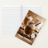 Weihnachtskaffee und Keks Notizblock (Innen)