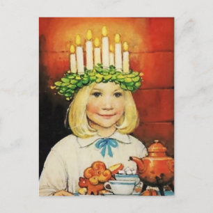 „Weihnachtskaffee“ von Jenny Nystrom Postkarte