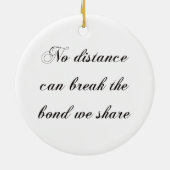 Weihnachtskaffee Weihnachten Ro Keramik Ornament (Hinten)