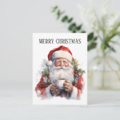 Weihnachtskaffee Weihnachtsweihnachtsweihe Weihnac Postkarte (Stehend Vorderseite)