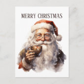 Weihnachtskaffee Weihnachtsweihnachtsweihe Weihnac Postkarte (Vorderseite)