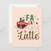 Weihnachtskaffee - Zitate Postcard Feiertagspostkarte (Vorne/Hinten)