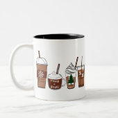 Weihnachtskaffee Zweifarbige Tasse (Links)