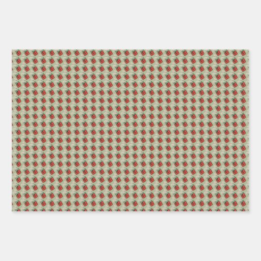 Weihnachtskaffeesliebhaber Geschenkpapier Set (Vorderseite 2)