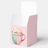 Weihnachtskakao Gold Rosa Minze Warme Wünsche Geschenkschachtel (Geöffnet)