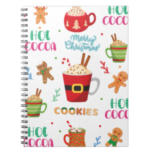 Weihnachtskakao, Ingwer Cookies Notizblock