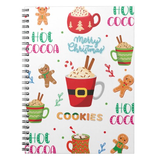 Weihnachtskakao, Ingwer Cookies Notizblock (Vorderseite)