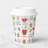 Weihnachtskakao, Ingwer Cookies Pappbecher (Rückseite)