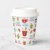 Weihnachtskakao, Ingwer Cookies Pappbecher (Vorderseite)