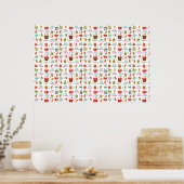 Weihnachtskakao, Ingwer Cookies Poster (Küche)