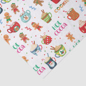 Weihnachtskakao, Ingwer Cookies Seidenpapier (Ausschnitt)