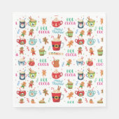 Weihnachtskakao, Ingwer Cookies Serviette (Vorderseite)