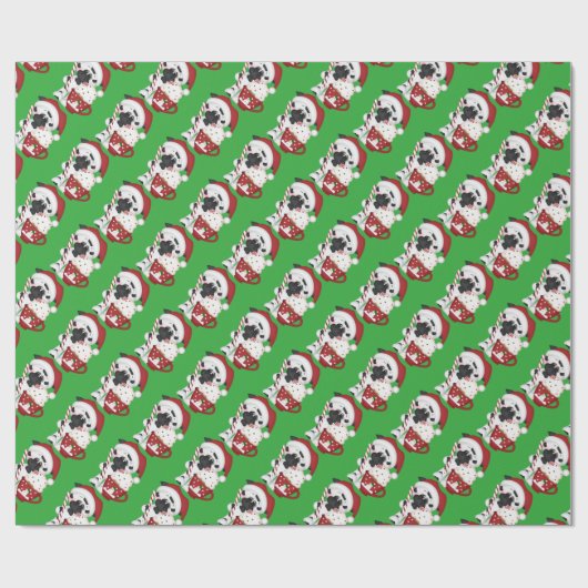 Weihnachtskakao-Kuh-Packpapier Geschenkpapier (Flach)