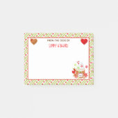 Weihnachtskakao und Cookies Grüne Post-it Post-it Klebezettel (Vorderseite)