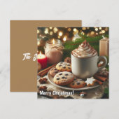 Weihnachtskakao und Kekse Frohe Weihnachten (Vorne/Hinten)