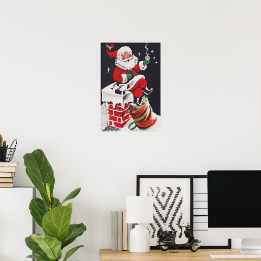 Weihnachtskakao Weihnachtsgebäck Poster (Heimbüro)