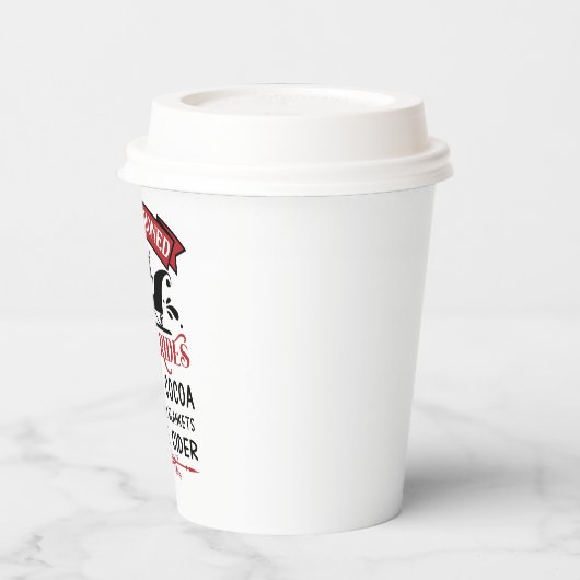 Weihnachtskakaoapfel Apfelwein Party Pappbecher (Links)