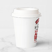 Weihnachtskakaoapfel Apfelwein Party Pappbecher (Rechts)