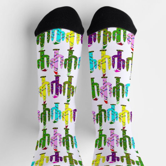 Weihnachtskakteen Socks Socken (Oben)