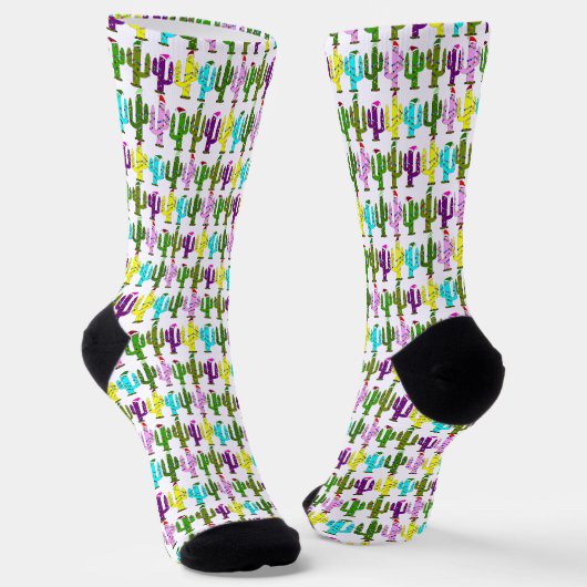 Weihnachtskakteen Socks Socken (Gewinkelt)
