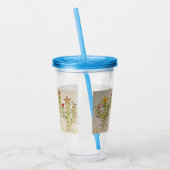 Weihnachtskaktus Acryltrinkbecher (Links)