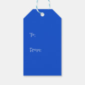 Weihnachtskaktus Arizona-Wüste Südwesten Geschenkanhänger (Rückseite)