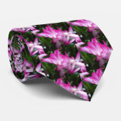 Weihnachtskaktus Blume Krawatte (Gerollt)