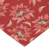 Weihnachtskaktus-Blume Kurzer Tischläufer (Ecke)