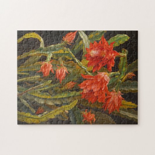 Weihnachtskaktus | Christliches Möllback Puzzle (Horizontal)