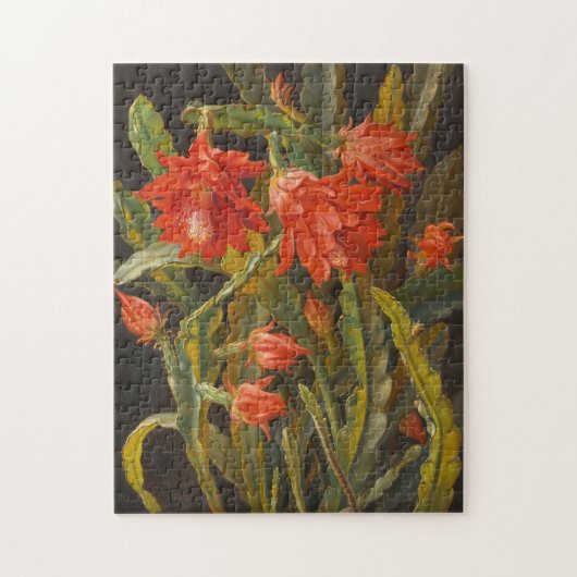 Weihnachtskaktus | Christliches Möllback Puzzle (Vertikal)