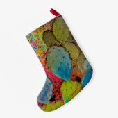 Weihnachtskaktus farbige Wüste Südwesten Kleiner Weihnachtsstrumpf (Rückseite (Hängend))