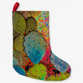 Weihnachtskaktus farbige Wüste Südwesten Kleiner Weihnachtsstrumpf (Vorderseite)