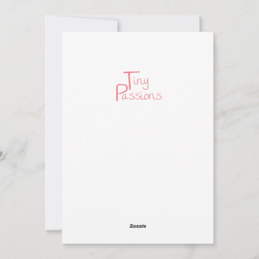 Weihnachtskaktus Feiertagskarte (Rückseite)