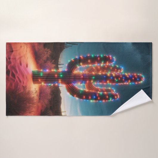 Weihnachtskaktus im Südwesten Badehandtuch (Badehandtuch)