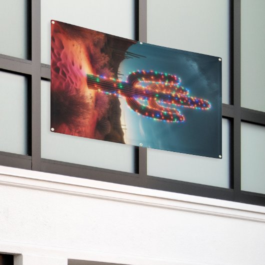 Weihnachtskaktus im Südwesten Banner (Äußeres Gebäude)