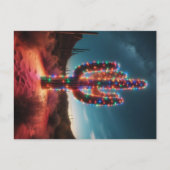 Weihnachtskaktus im Südwesten Feiertagspostkarte (Vorderseite)