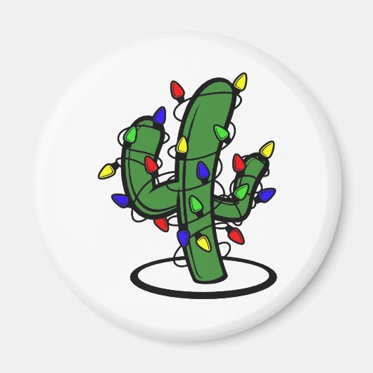 Weihnachtskaktus Magnet (Vorne)