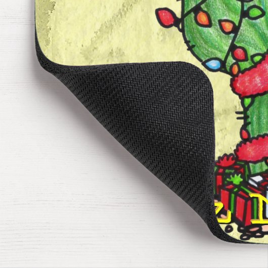 Weihnachtskaktus Mousepad (Ecke)