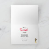 Weihnachtskaktus Niedlich Red Moving Neue Adresse Ankündigung (Innenseite)