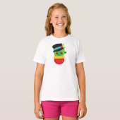 Weihnachtskaktus, Niedlicher Kaktus, Hut, Mistleto T-Shirt (Vorne ganz)