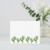 Weihnachtskaktus Postkarte (Stehend Vorderseite)