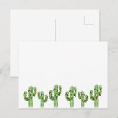 Weihnachtskaktus Postkarte (Vorne/Hinten)