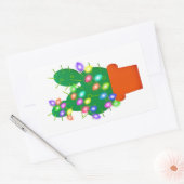 Weihnachtskaktus Stickers (Umschlag)