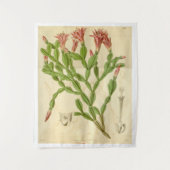 Weihnachtskaktus-Tapisserie Wandteppich (Vorderseite)